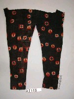 藏品(毛呢團花套褲)的圖片